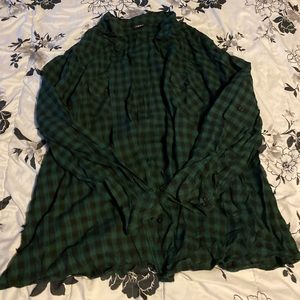 Torrid Green flannel